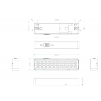 Аварийный светильник светодиодный ЭРА DBA-101-0-20 непостоянный 30LED 5ч IP20'