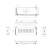 Аварийный светильник светодиодный ЭРА DPA-301-1-65 постоянный 40LED 3ч IP65'