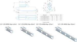 LED светильник SVT-STR-MPRO-Max-119W-45x140-C'