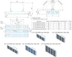 LED светильник SVT-STR-MPRO-Max-155W-45x140-QUATTRO'