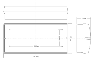 LED светильник SVT-OFF-EM-6W-1h-настенный (Без пиктограммы)'