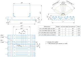 LED светильник SVT-STR-MPRO-102W-65-CRI90-5700K-DUO'